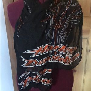 H-D sheer tribal design scarf
